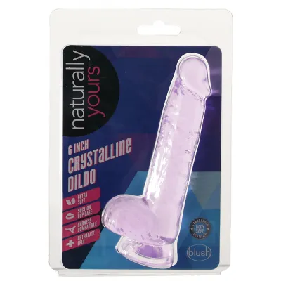 Naturally Yours 6 Inch Crystalline Dildo