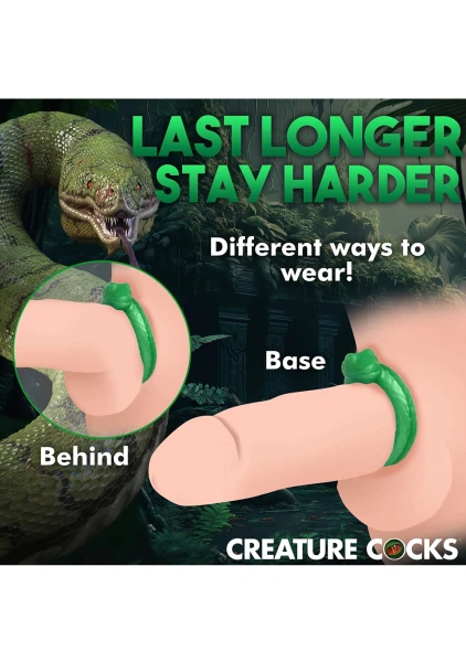 Serpentine Silicone Cock Ring
