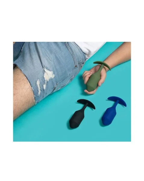 B-vibe Snug Plug 4 - Black - 5.2 Inch