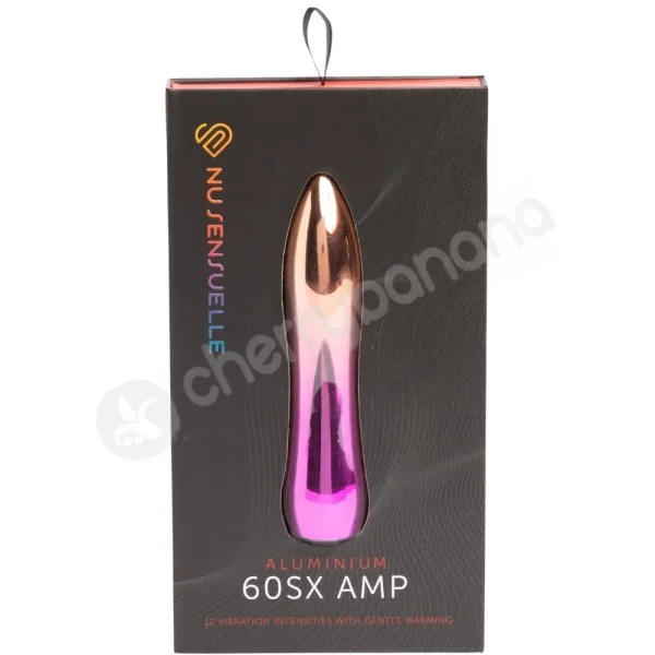Nu Sensuelle Aluminium 60SXAMP Ombre Bullet Vibe With Warming