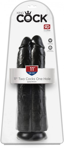 11" Two Cocks One Hole