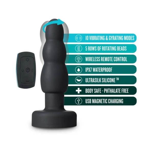 Anal Adventures Platinum - Propel Plug - Black