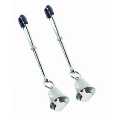 Tweezer Nipple Clamps With Nickel Bells Silver