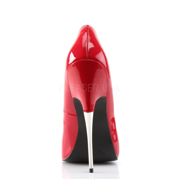 SCREAM-01 - 6" Spike Stell Heel Pump Red — image 4 of 4