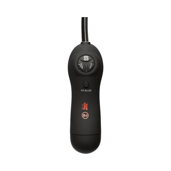 Kink Swell  Auto Vibrating Nipple Sucker Cups Black