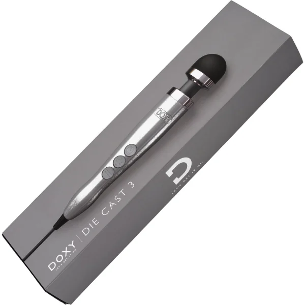 Doxy Number 3 Brushed Finish Wand Massager
