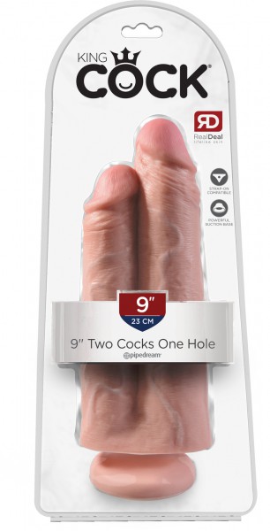 9" Two Cocks One Hole