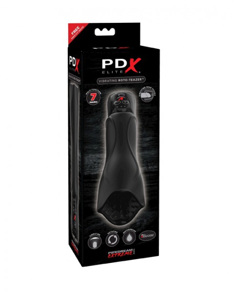 Pdx Elite-vibrating Roto-teazer - Black