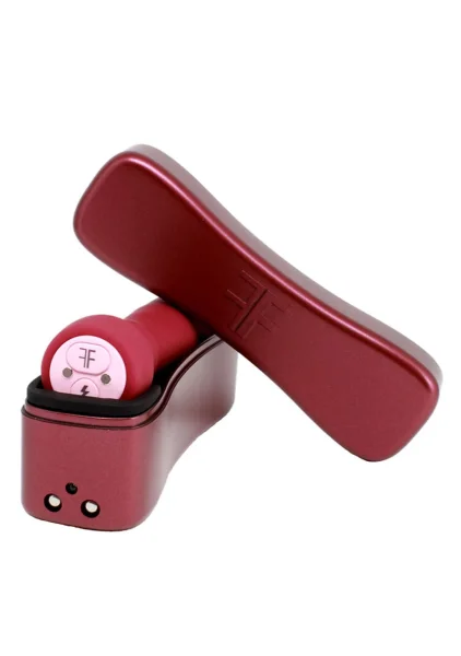 Booster Bullet Rechargeable Waterproof 20 Function Mini Vibrator By FemmeFunn - Dark Fuchsia