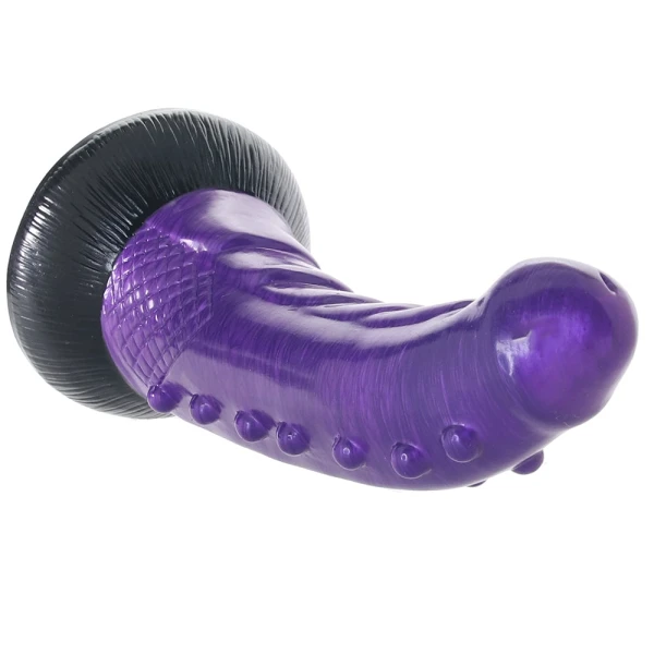Stardust Grand Cosmos 9" Silicone Suction Cup Dildo - Purple