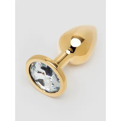 Lovehoney Jeweled Gold Metal Small Butt Plug 2 5 Inch