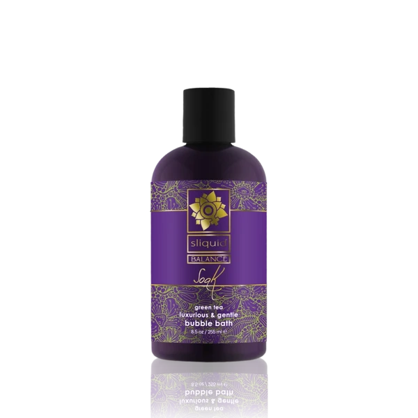 Sliquid Soak Luxurious Gentle Bubble Bath Green Tea 8.5 fl oz