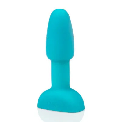B vibe Usb Rechargeable Petite Rimming Plug Teal 4 9 Inch