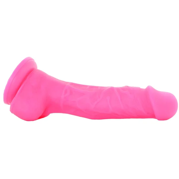 Colours Dual Density 5 Inch Silicone Suction Cup Dildo - Pink