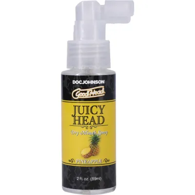 GoodHead Juicy Head Dry Mouth Spray 2 oz By Doc Johnson Pineapple