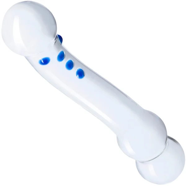 Glas 6in Curved G-spot Glas Dildo
