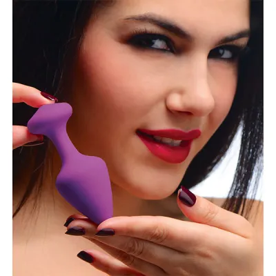 Frisky Purple Pleasures 3 Piece Silky Silicone Anal Plugs