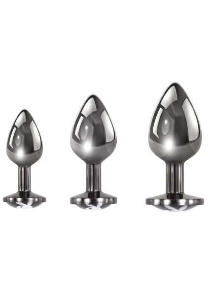 Playboy Pleasure - Pleasure 3 Ways Aluminum Alloy 3 Piece Anal Training Kit