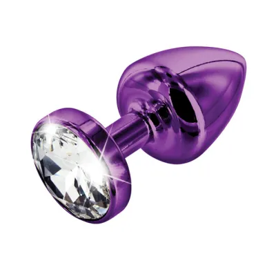 Purple Swarovski Butt Plug made in France