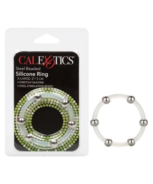 Steel Beaded Silicone Ring — image 5 of 8