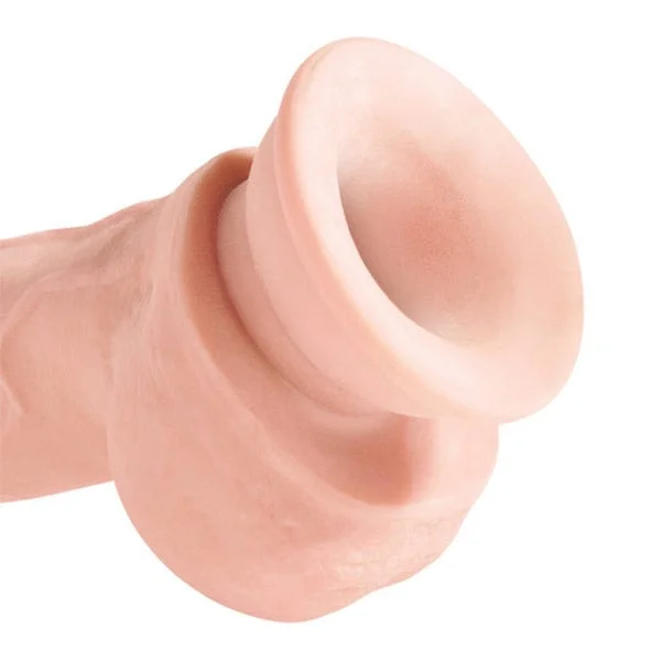 King Cock Plus 8 In Triple Density Fat Cock with Balls