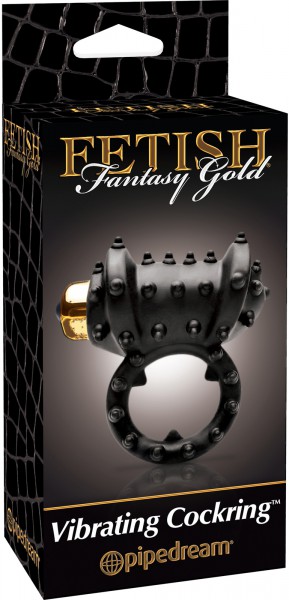 Gold Vibrating Cock Ring