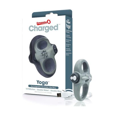 The Screaming O Charged Yoga Vibe Ring Grey