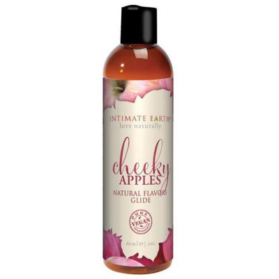 Intimate Earth Cheeky Apples Flavored Water Based Lube 2oz