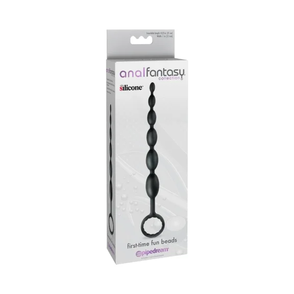 Anal Fantasy First Time Fun Beads Black