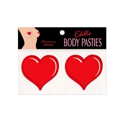 Edible Pasties Cinnamon Hearts Red