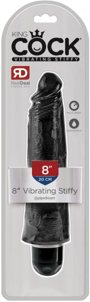 8" Vibrating Stiffy Cock
