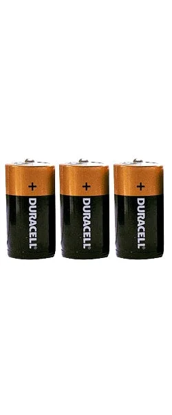 3 x C Batteries