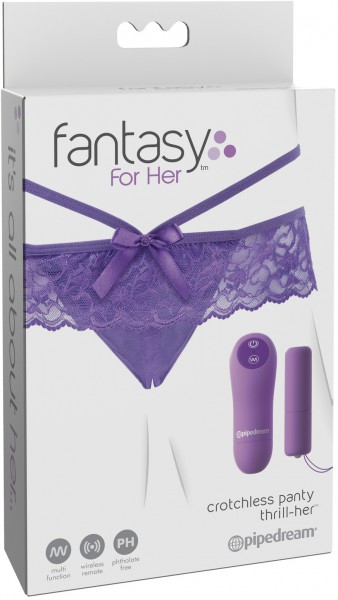 Crotchless Vibrating Panties OS