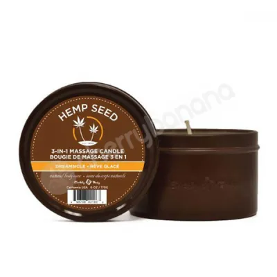Hemp Seed Dreamsicle 3 in 1 Massage Candle 170g