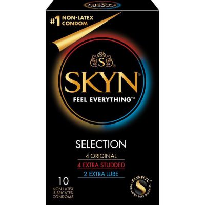 Lifestyles SKYN Selection Non Latex Condom Variety Pack 10 Pack