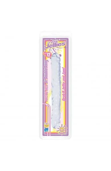 Jellies Jr 12" Double Dong - Clear — image 5 of 6