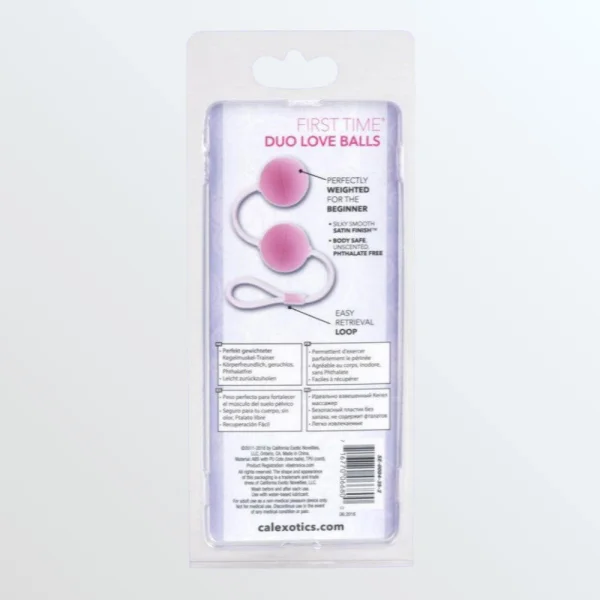 First Time Love Balls Duo Lovers - Pink
