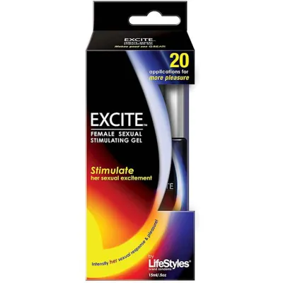 Lifestyles Excite Gel 0 5oz
