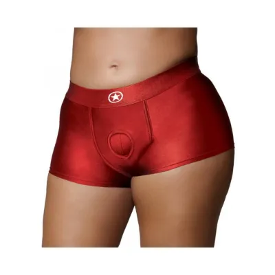 Strap on Dildos Harnesses Ouch Vibrating Strap on Boxer Red Xl xxl