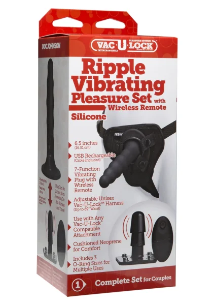 Vac-U-Lock™ - Ripple Vibrating Pleasure Set