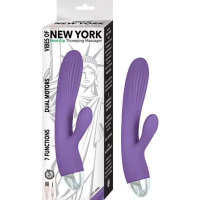 Vibes Of New York Heat Up Thumping Massager
