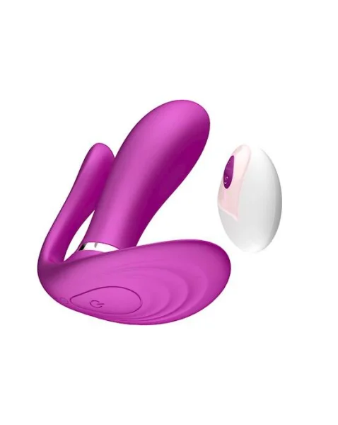 Anja Triple Stimulation Vibrator - Purple
