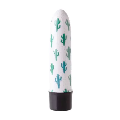 Joya Pattern Bullet Vibrator Cactus Gold 5 Inch