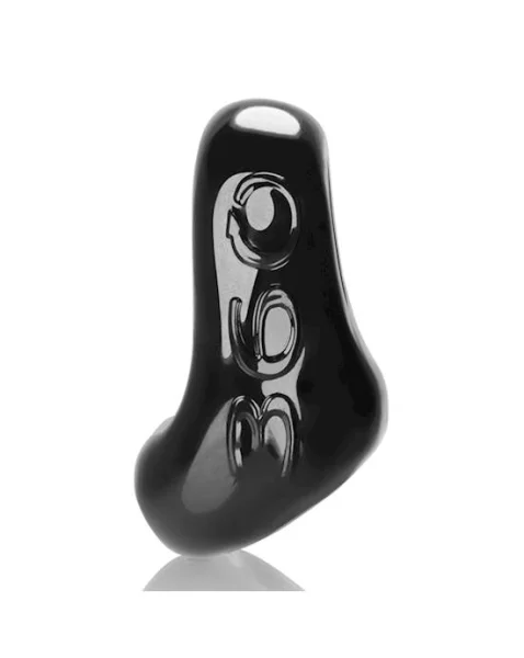 360 Cockring And Ballsling Black