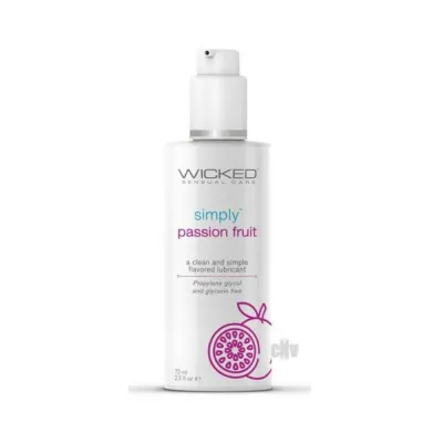 Wicked Simply Flavored Lubes Passion Fruit 2 3 Oz