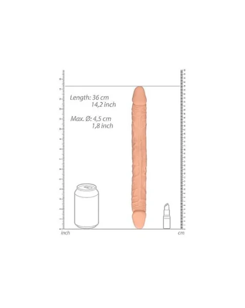 Double Dong - 14 Inch - Flesh - 14 Inch