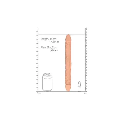 Double Dong 14 Inch Flesh 14 Inch