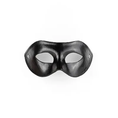 Eye Mask PVC Imitation Leather Black