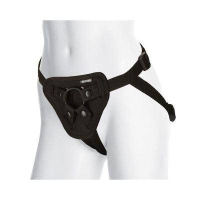 Vac u lock Platinum Luxe Harness With Plug Black 3 25 Inches