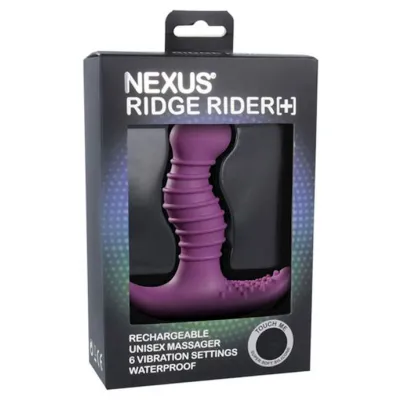 RIDGE RIDER Plus Unisex Vibrator Purple